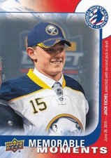 2015-16 Upper Deck Hockey Card Day Memorable Moments #17 Jack Eichel SP Sabres