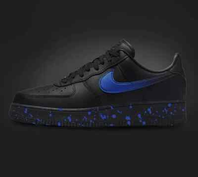 royal blue and black air force 1