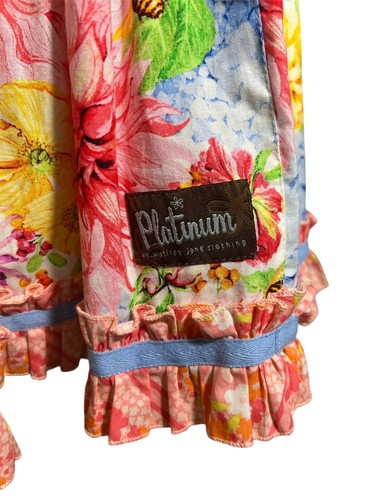 Matilda Jane Platinum Bumble Peasant Dress EUC Size 6 # 5/9 - Picture 3 of 4
