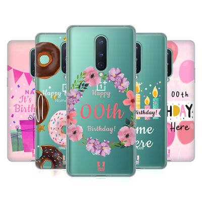 CUSTOM CUSTOMIZED PERSONALIZED BIRTHDAY CASE GEL CASE FOR GOOGLE ONEPLUS PHONES