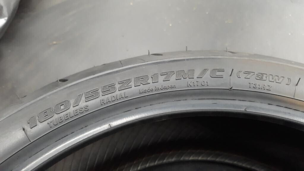 Bridgestone Battlax T31 180/55 ZR17 73W *** Free Shipping*** | eBay
