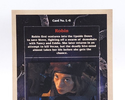 2023 Stranger Things Robin Buckley Lenticular 3D Maya Hawke Fanatics ZeroCool - Imagen 13 de 14