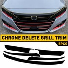 Car Front Grille Precut Vinyl Trim PreCut For 2021 2022 Honda Accord Accessories