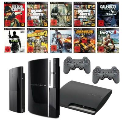 Playstation PS3 Konsole + Original Controller (Super Slim FAT) Zustand: gut