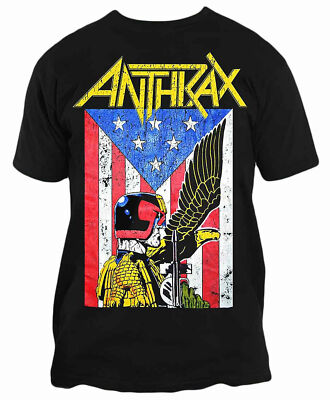 Anthrax Dredd Eagle Adult T-Shirt - Heavy metal, Thrash metal, Groove metal mus