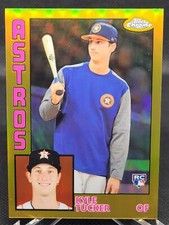 2019 Topps Chrome Kyle Tucker 1984 Chrome Gold Refractor /50 RC Rookie Astros