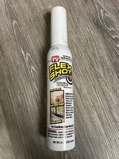 Flex Shot White Thick Rubber Adhesive Sealant 8 oz