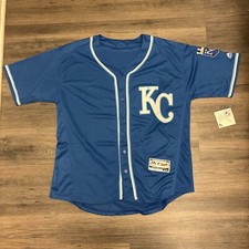 NWT Kansas City Royals Authentic On-Field Majestic Flex Base Jersey Sz 40