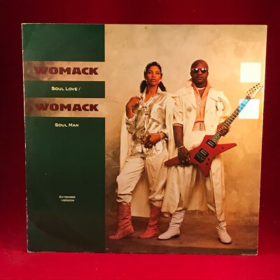 WOMACK & WOMACK Soul Love Soul Man 1986 UK 12'' vinyl single EMI record B