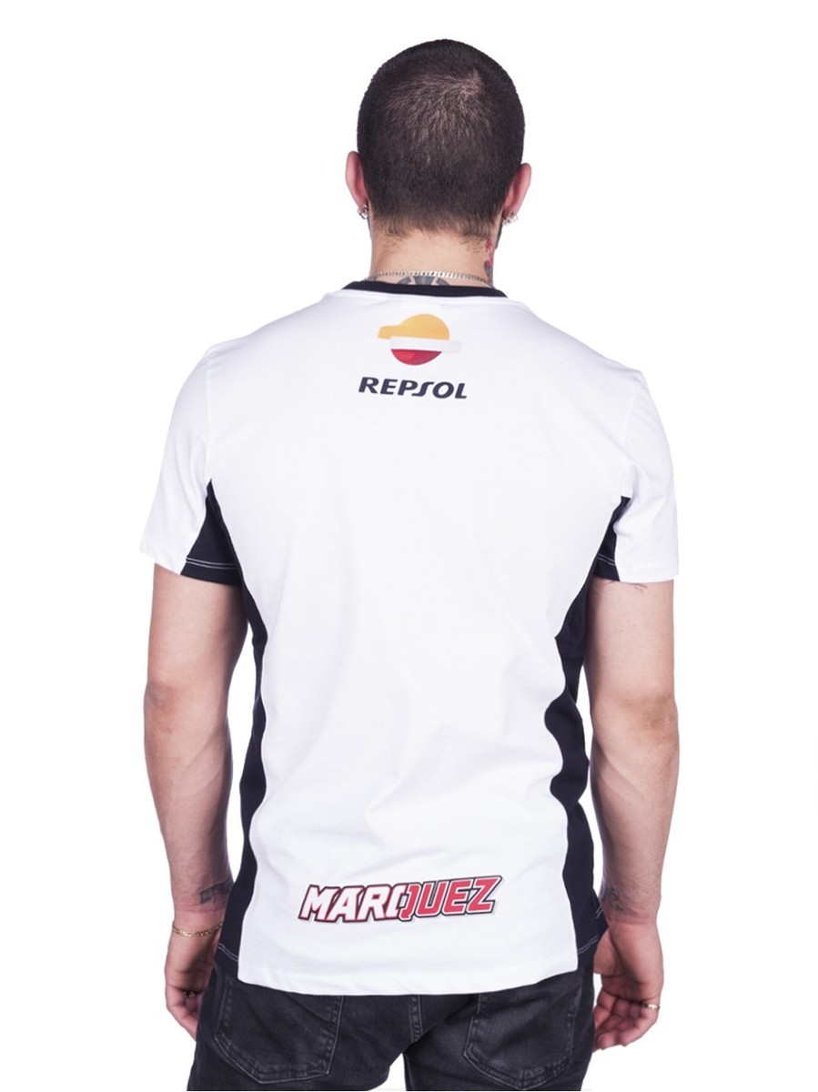 Official Marc Marquez 93 Repsol Honda T'Shirt - 17 38501 | eBay