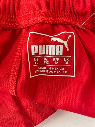 2 pairs brand new with tags youth Large puma soccer shorts red-black dry cell - Picture 5 of 7