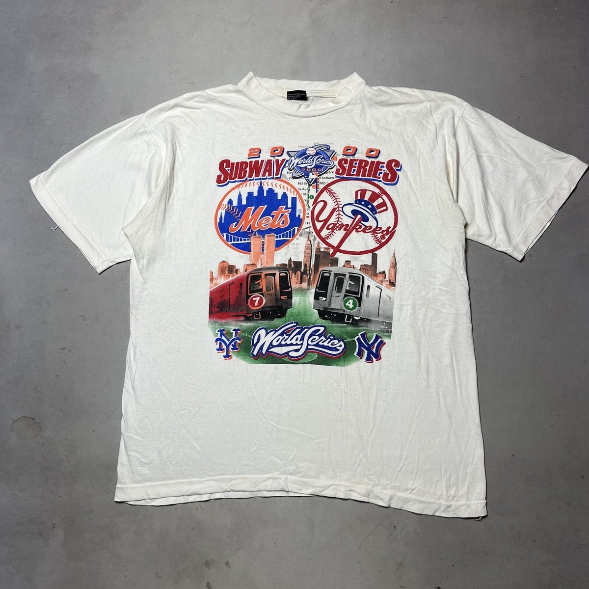 00s Lee MLB Subway series 2000 プリント Tシャツ 00s Lee MLB Subway series 2000 プリント Tシャツ - メルカリ