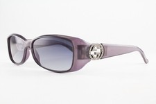 Rare Authentic Gucci GG 3557 L45 55mm Purple Silver Sunglasses Frames Italy