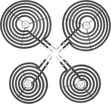 WB30M1 WB30M2 Electric Stove Burner Replacement 4Packs,Includes 2 WB30M1 6" an