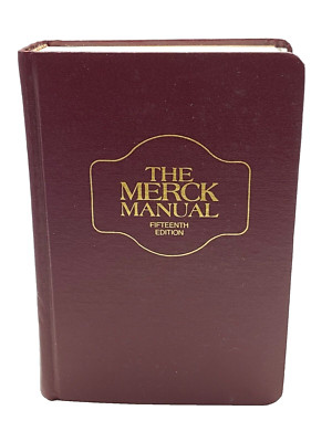 THE MERCK MANUAL: OF DIAGNOSIS & THERAPY - 1987 FIFTEENTH EDITION - HARDCOVER 