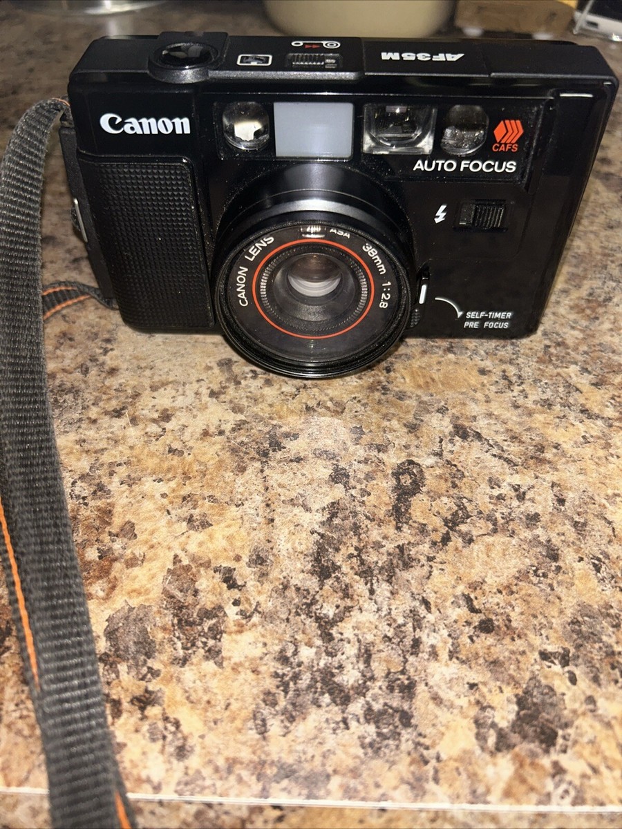 Canon AF35M Autoboy Auto Focus 35mm Film Camera Taiwan READ
