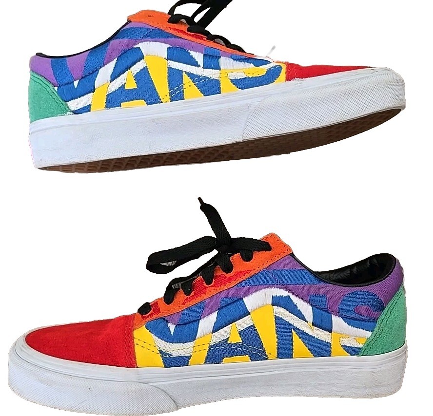 Vans Old Skool Statement Multicolor Embroidered S… - image 3