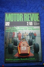 Motor Revue Nr. 70 (A) 2/69 Fiat 128 Rolls Royce Silver Shadow Japan Sportwagen
