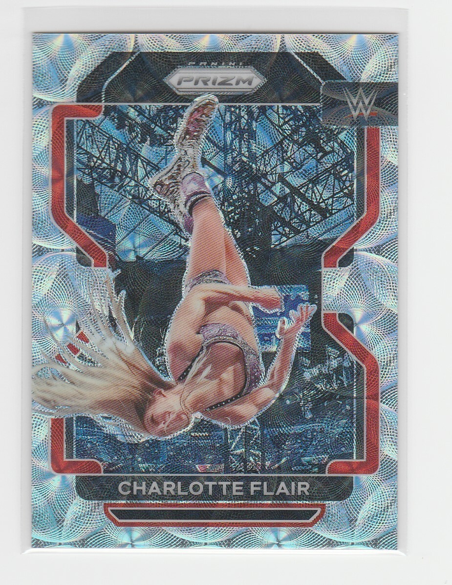 2022 Panini Prizm Premium Box Set WWE #180 CHARLOTTE FLAIR Scope Prizm 195/199