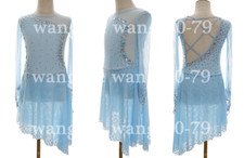 Ice Figure Skating Dress Figure Skating Dress For Competition light blue