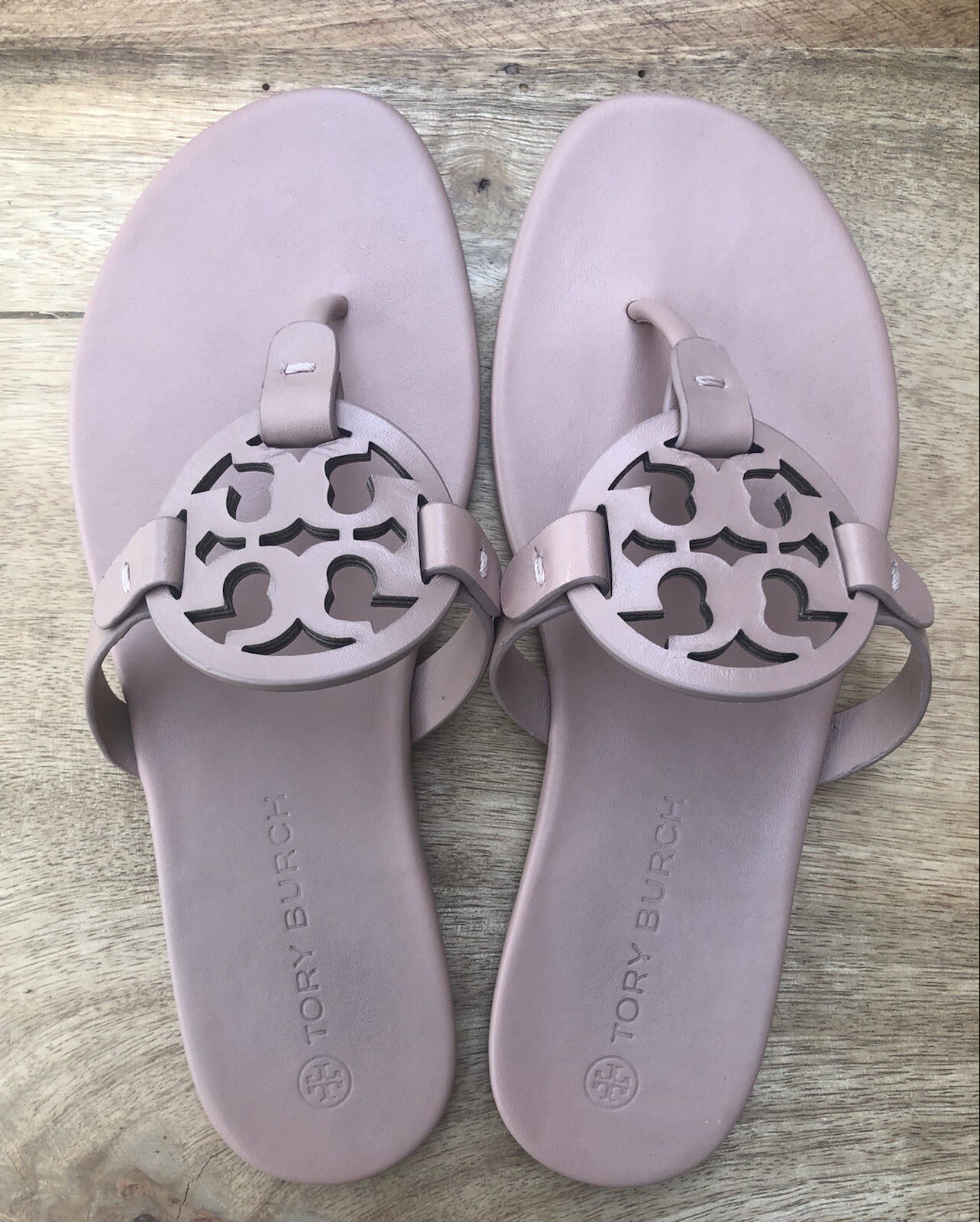 tory burch miller sandals grey