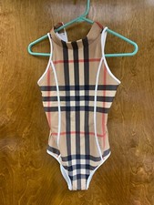 Teen NWOT "Burberry" 1 piece swimsuit. Size 14 Y. C Below