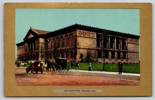 Chicago  Illinois   Art Institute   Postcard