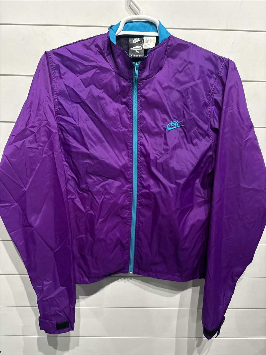 Vintage Retro Nike Echelon Windbreaker Coat Jacket Purple Vintage Retro Nike Echelon Windbreaker Coat Jacket Purple