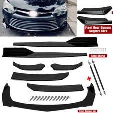 For Toyota Camry Front Rear Bumper Lip Spoiler Splitter Body Kit Side Skirt