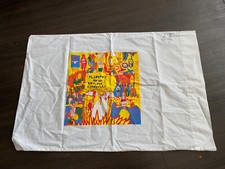 Limited 120/1000 Steve Aoki  Pillowface Screen print Pillowcase by Paul Frank