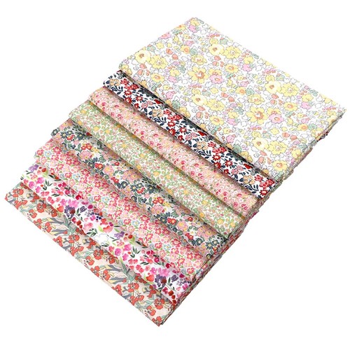 1*1.5m Floral Print Pure Cotton Poplin Fabric DIY Handmade Sewing Dress Cloth - Picture 4 of 41