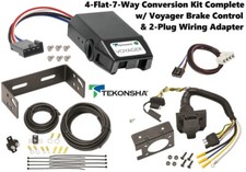 Fits 95-09 Dodge Ram Tekonsha 4flat-7way Conversion W Voyager Brake Control New