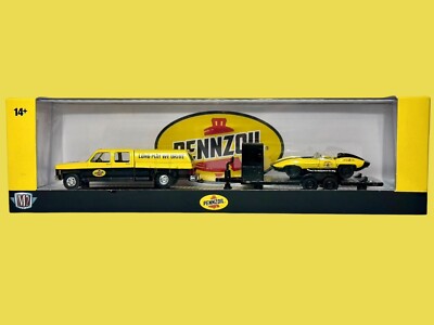M2 MACHINES AUTO HAULERS PENNZOIL 73 GMC SIERRA 3500 Dually