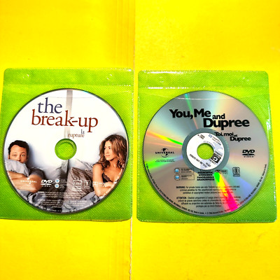 The Break-Up / You Me and Dupree DOUBLE FEATURE DVD Discs ONLY Bilingual