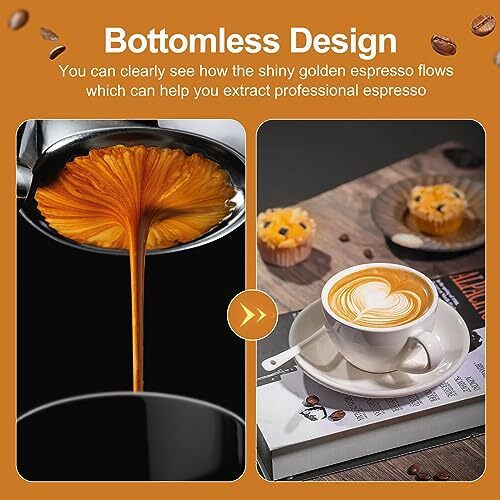54mm Bottomless Portafilter Bottomless Naked Portafilter Compatible With 54mm Br - Picture 6 of 7