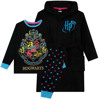 Harry Potter Dressing Gown Set Kids Girls 10 11 12 13
