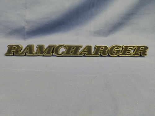 1974-80 Original Mopar Dodge RamCharger Fender Emblem 3739984 Nameplate Truck #1 - Picture 1 of 9