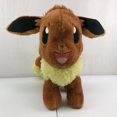 Eevee Pokemon Build A Bear Workshop 17 Brown Fox Plush Stuffed Animal Bab 12 Ebay