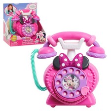 Disney Junior Minnie Mouse Ring Me Rotary Pretend Play Phone with Lights and