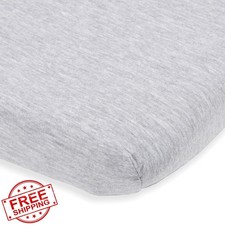 Joey  Joan Bassinet Sheets Light Grey