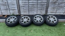 JAGUAR XE X760 SET OF 4 17'' CRUX ALLOY WHEELS WITH TYRES