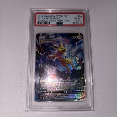 PSA 8(MC) ERROR Miscut Jolteon VMAX Promo SWSH184 Pokémon Alt