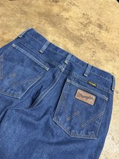 VTG 60s Wrangler Bootcut Jeans 30x30 Ideal Zip No Fade Perfect Condition