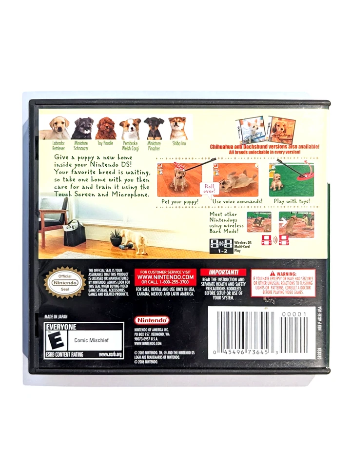 Nintendogs: Lab & Friends Nintendo DS USA NTSC Complete with Manual NDS - Image 2 of 4
