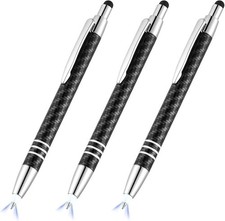 Lighted Tip Pen with Stylus 3-in-1 LED Penlight Light Up Pen Light Ballpoint