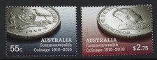 AUSTRALIA SG3350/1 2010 COMMONWEALTH COINS MNH