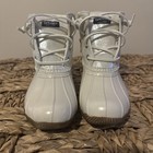 Sperry Saltwater Boot Ivory Size 12 M Kids Girls Boots Brand New Never Worn — photo 2