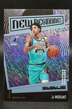 2019-20 Panini Status #1 Ja Morant New Beginnings Blue - RARE Rookie Invest