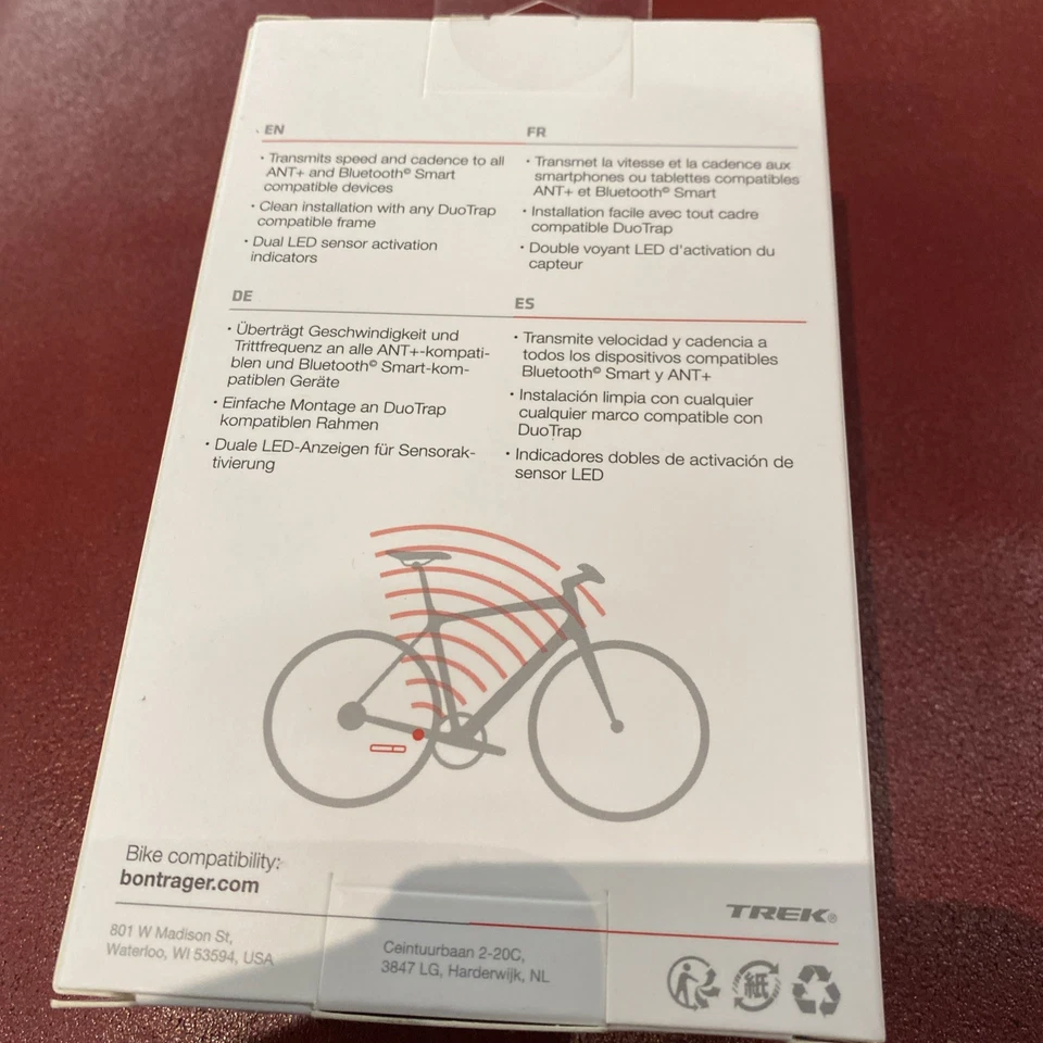 Bontrager DuoTrap Digital Speed/Cadence Sensor ANT+/BTLE #508126 - Image 2 of 4