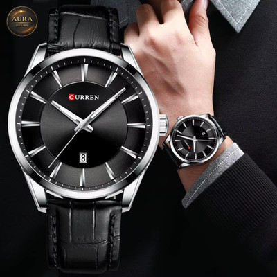 CURREN Unisex Uhr - Rundes Zifferblatt Sport Elegant Waterproof 8365